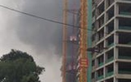 Cháy lớn tại khu vực phố Pháo Đài Láng