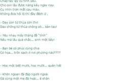 Hỏng tiếng Việt vì “thơ chế”
