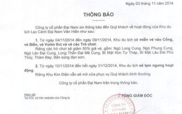 Ông “Dũng lò vôi” đóng cửa khu du lịch Đại Nam