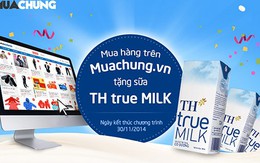 Muachung.vn tặng sữa cho tất cả khách mua hàng