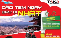 Bếp Taka khuyến mãi lớn "Cào tem ngay - Bay đi Nhật"