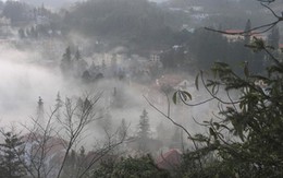 Hình ảnh sương muối, mây mù “tấn công” Sa Pa, Mẫu Sơn