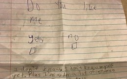 Bức thư tình cực dễ thương của bé gái 11 tuổi