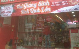 Quà tặng, đồ trang trí đua nhau giảm giá "sốc" trước Noel