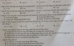 Thi THPT Quốc gia 2015: Gợi ý đáp án đề thi môn Lý