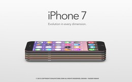 Ý tưởng iPhone 7 siêu mỏng với bộ vỏ nhiều màu sắc