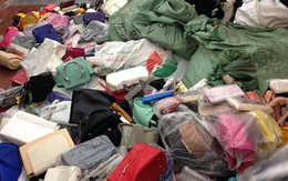 Hàng nghìn túi xách giả nhãn hiệu nổi tiếng bị tiêu hủy