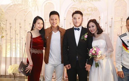 Vợ chồng Tuấn Hưng dự đám cưới Vũ Duy Khánh