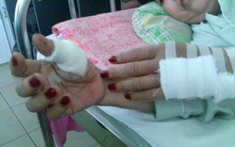 Chồng chém gần đứt lìa ngón tay vợ vì “đòi” ngủ chung không được
