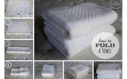 7 mẹo gấp đồ siêu nhanh mà gọn tủ quần áo