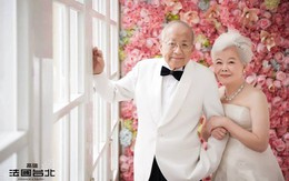 Bộ ảnh cưới đẹp ngỡ ngàng của cặp vợ chồng cao tuổi khiến nhiều người ghen tị