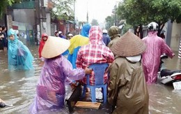 Xe bò lội nước đi... đẻ ở Hà Nội: "Vợ tôi đã sinh đôi"
