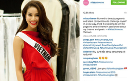 Gây sốt truyền thông, Phạm Hương được quản lý tài khoản instagram Hoa hậu Hoàn vũ