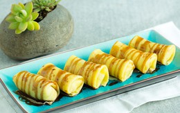 Tự làm bánh crepe chuối ngon mê ly