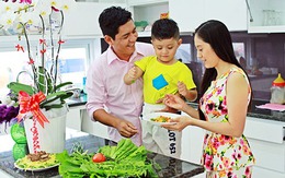 Bữa cơm tất niên không giống ai của vợ chồng Thanh Thúy