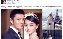 Sao Việt ngưỡng mộ đám cưới của Huỳnh Hiểu Minh - Angelababy