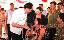 Bộ trưởng Bộ Công an Trần Đại Quang trực tiếp xuống hiện trường vụ thảm sát