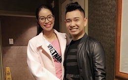 Phạm Hương rạng rỡ đi ăn sau chung kết Miss Universe