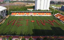 Sinh viên Sài Gòn xếp hình mừng Quốc khánh