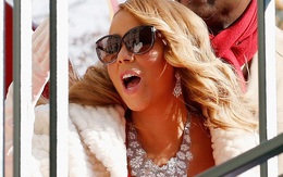 Mariah Carey gây choáng khi đeo nữ trang triệu đô hát trên phố