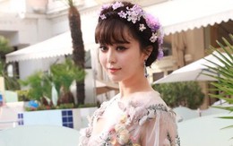 Phạm Băng Băng đẹp như nàng công chúa với váy hoa lông vũ ở Cannes