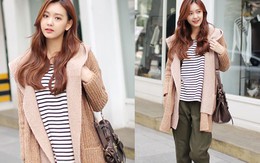 Muôn kiểu mix áo cardigan tuyệt xinh ngày thu lãng mạn