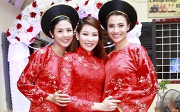 Ngọc Hân, Hồng Quế xinh tươi bê tráp cho Top 5 Hoa hậu Thu Hà