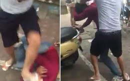 Sốt clip kẻ quấy rối phụ nữ ở Hà Nội bị đại ca đánh nhừ tử