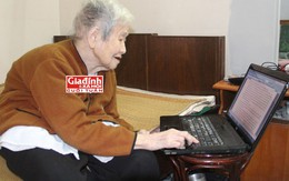 Choáng cụ bà 94 tuổi sáng tác tiểu thuyết ngàn trang trên… máy tính