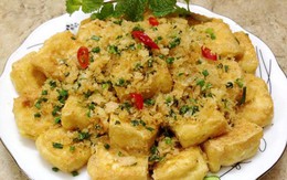 Lạ miệng đậu chiên ruốc tôm