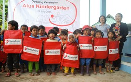 MoneyGram và tổ chức Trẻ em VN trao tặng trường mẫu giáo mới tại Quảng Nam