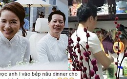 Chồng đại gia của Phan Như Thảo vào bếp: Toan tính hay thật lòng?