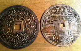 Phát hiện 2 đồng tiền cổ quý hiếm lớn nhất thời nhà Nguyễn
