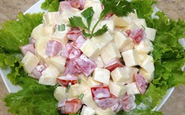 Salad hoa quả làm dễ ăn ngon