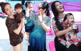 "Đồng phục" xinh xắn của sao Việt và con gái