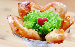 Hấp dẫn với tôm cuộn phô mai chiên giòn