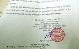 Nhiều nhà thầu làm đơn kêu cứu, đòi nợ Chi nhánh Tổng Công ty Viglacera