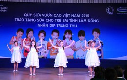 Quỹ sữa vươn cao đến với trẻ em Lâm Đồng