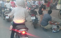 Hà Nội: "Xe điên” đâm loạn xạ trên phố Kim Mã, nhiều người nhập viện