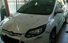 Mẹ đạp nhầm ga, tông thẳng vào con trước cổng trường