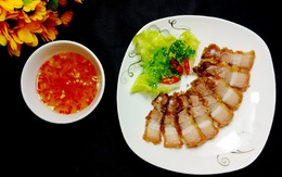 Thịt ba chỉ chiên giòn cho bữa tối