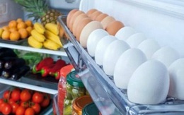 Thói quen sai lầm khi bảo quản trứng ở cửa tủ lạnh