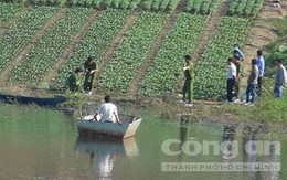 Nam thanh niên chết trong tư thế bị trói toàn thân bằng lưới ở hồ Suối Cam