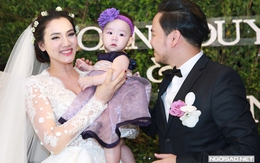 Con gái Trang Nhung lần đầu lộ diện trong tiệc cưới