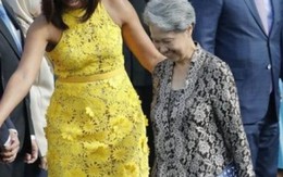 Phu nhân Thủ tướng Singapore diện túi 11 USD gặp Obama