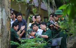 Nghi máy bay trực thăng rơi cạnh ngôi chùa ở huyện Tân Thành
