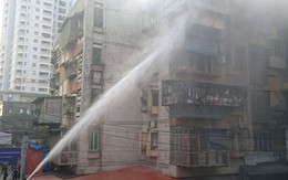 Hà Nội: Cháy dữ dội khu 5 tầng tập thể dược