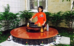 Đột nhập vườn xuân trăm cỏ cây của sao Việt