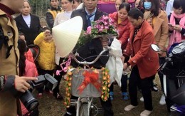 Màn rước dâu bằng xe đạp độc đáo ở Thanh Hóa