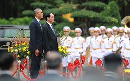 Lễ đón Tổng thống Mỹ Obama tại Phủ Chủ tịch